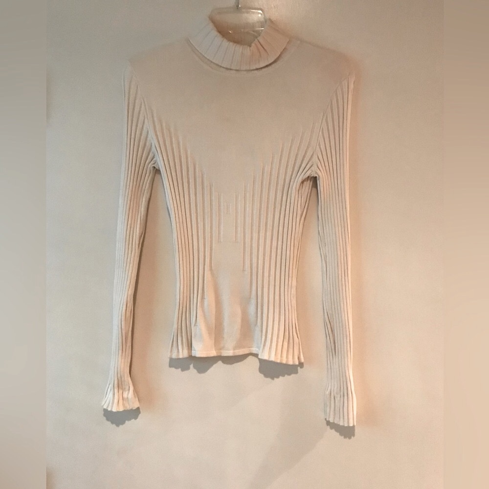 WHBM S  Cream Sweater
